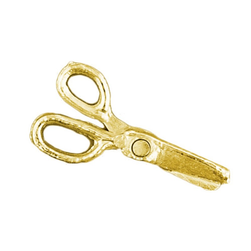 Dolls House Gold Pairs of Scissors Miniature Kitchen Sewing Craft Accessory