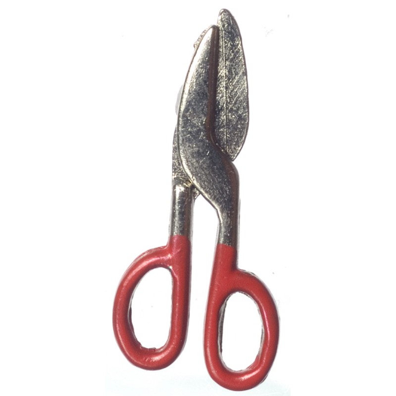 Dolls House Tin Snips Miniature 1:12 Scale Garden Shed Tool Box Accessory Dolls House Tin Snips Miniature 1:12 Scale Garden Shed Tool Box Accessory