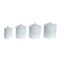 Dolls House Miniature Kitchen Accessory Plain White Canister Storage Jar Set 4
