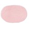 Dolls House Miniature 1:12 Scale Accessory Plain Baby Pink Large Oval Rug 