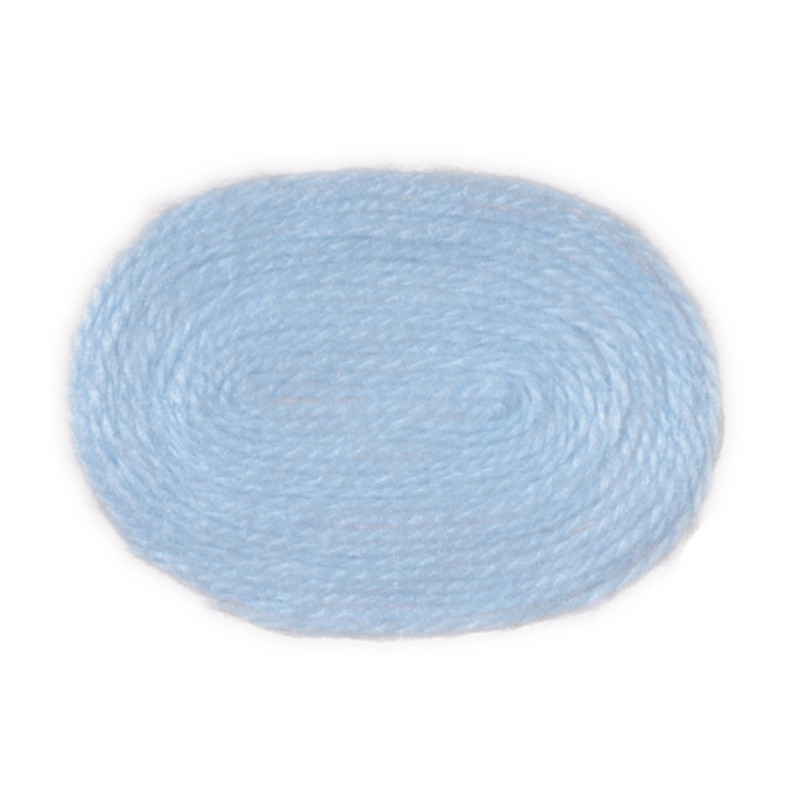 Dolls House Miniature 1:12 Scale Accessory Plain Baby Blue Small Oval Rug 