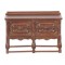 Dolls House Gothic Chest Tudor Sideboard Walnut JBM Miniature Furniture