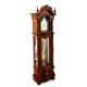 Dolls House Working Walnut Chippendale Revival Grandfather Clock Miniature JBM