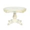 Dolls House Hand Painted Round White Table JBM Miniature Dining Room Furniture