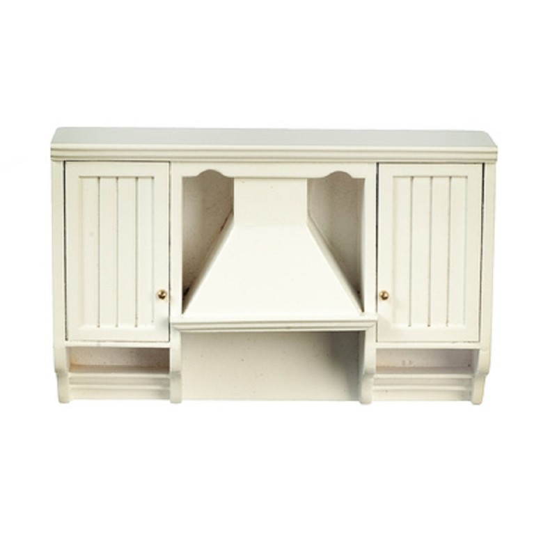 Dolls House White Cooker Range Hood Unit JBM Miniature Kitchen Furniture