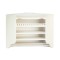 Dolls House White Corner Wall Unit Cabinet JBM Miniature Kitchen Furniture