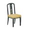 Dolls House Black & Gold Hand Painted Chinoise Desk Chair JBM Study Furniture