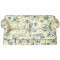Dolls House Blue Chintz Country Style Sofa JBM Miniature Living Room Furniture