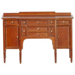 Dolls House Sideboard Hepplewhite Edwardian JBM Miniature Walnut Furniture 1:12