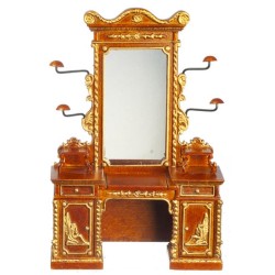 Dolls House Dressing Table Ferdinand II JBM Miniature Walnut Bedroom Furniture