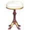 Dolls House Victorian Dressing Stool Mahogany JBM Miniature Bedroom Furniture