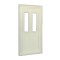 Dolls House White Plastic Victorian Front Door Glass Panels 1:12 DIY Builders