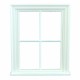 Dolls House White Plastic Victorian Window Frame 4 Pane Miniature  DIY Builders