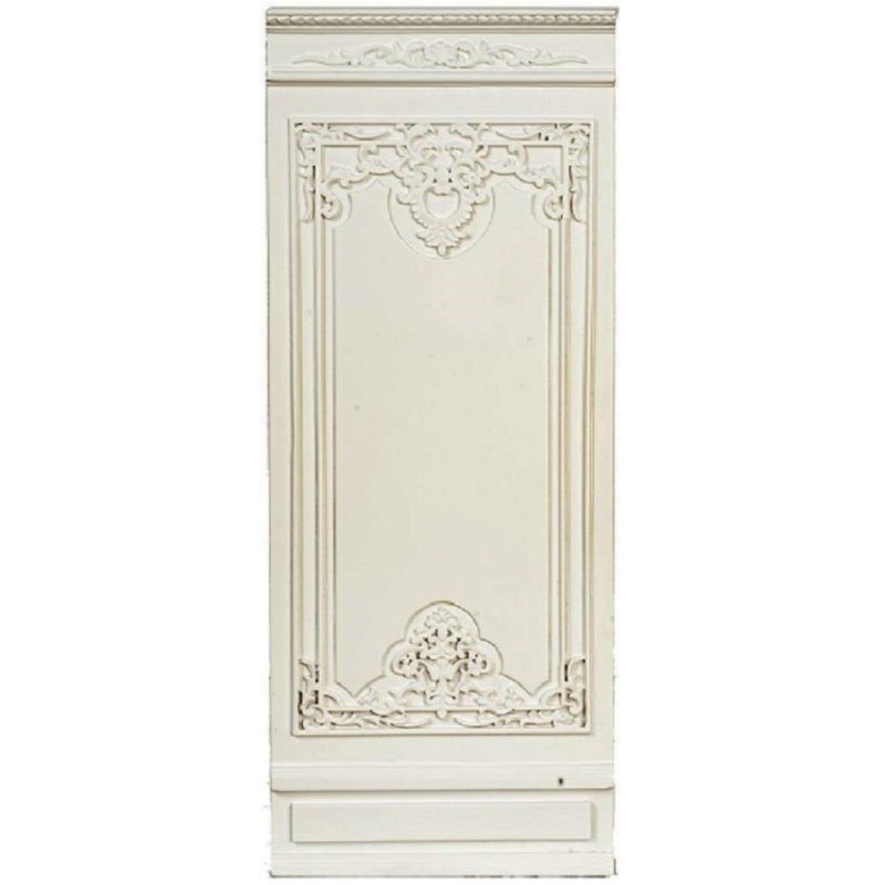 Dolls House 4" White French Boiserie Style Wall Panel JBM DIY Accessory 1:12