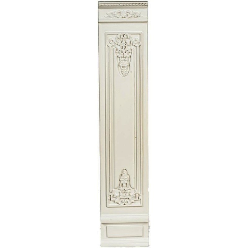 Dolls House 2" White French Boiserie Style Wall Panel JBM DIY Accessory 1:12