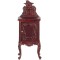 Dolls House Victorian Mahogany Bedside Table Nightstand JBM Bedroom Furniture 1:12