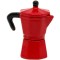 Dolls House Red Italian Espresso Coffee Pot Miniature Kitchen Stove Accessory