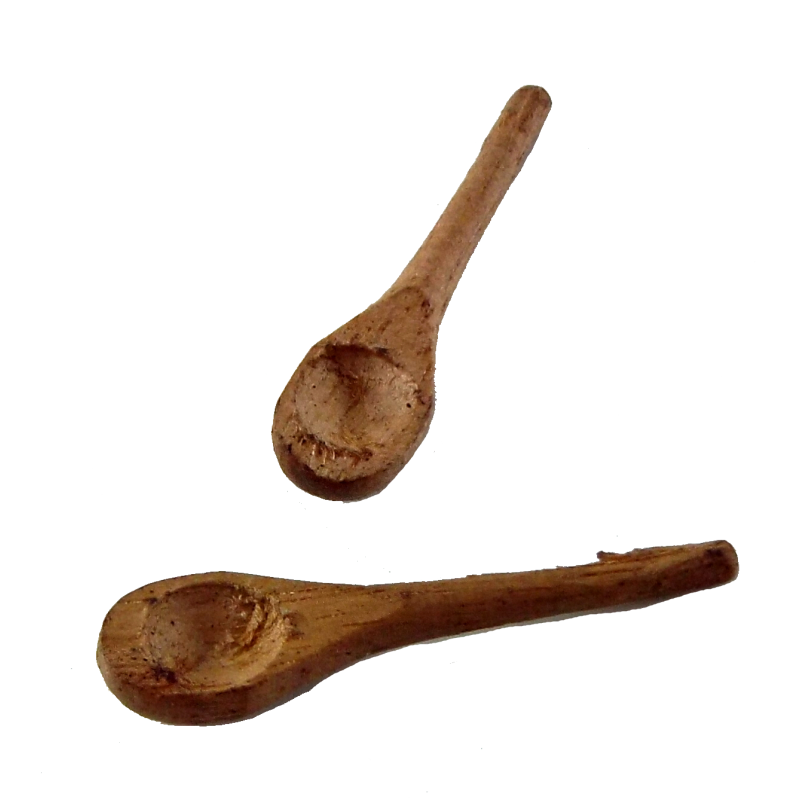 Dolls House Wooden Spoons Miniature 1:12 Scale Kitchen Baking Cooking Accessory 