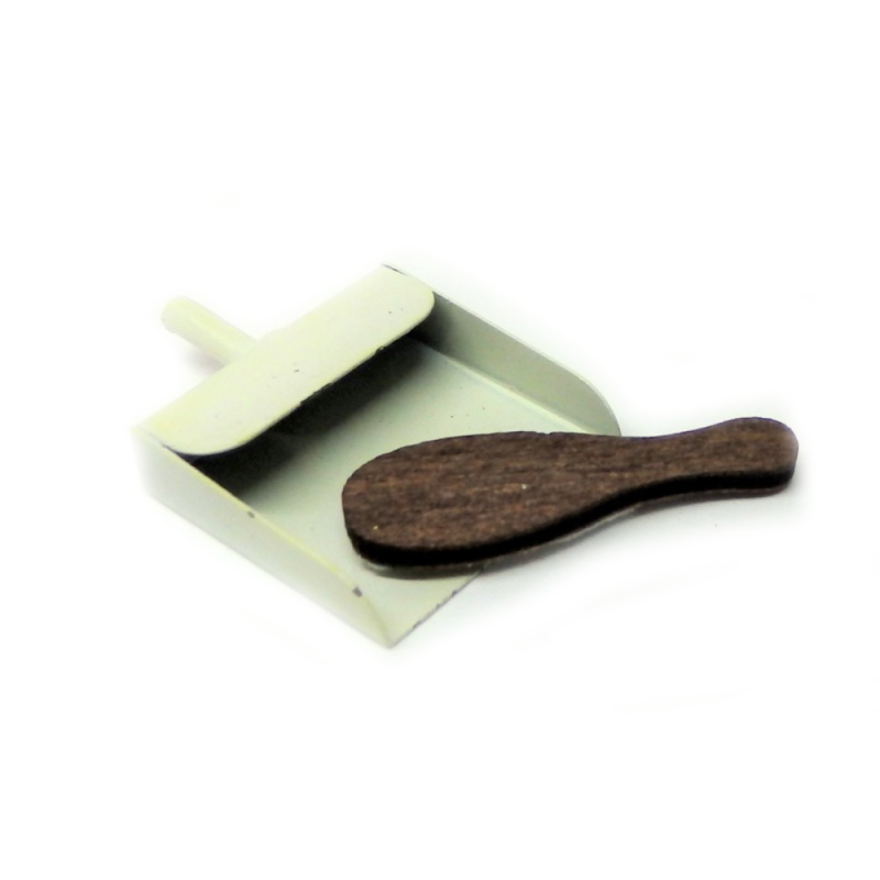 Dolls House Dustpan & Brush Miniature Kitchen Cleaning Accessory