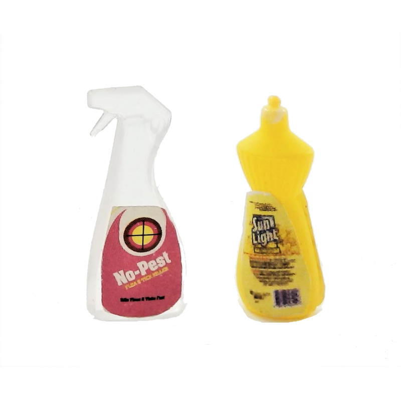Dolls House Miniature 1:12 Scale Kitchen Cleaning Accessory Spray Glass Cleaner