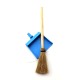 Dolls House  Dustpan & Brush Besom Broom Miniature Kitchen Cleaning Accessory