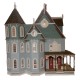 Dolls House New Leon Gothic Victorian Mansion 1:12 Laser Cut Wooden Flat Pack Kit