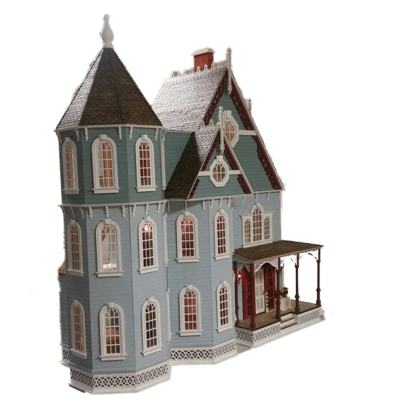 Dolls House 1/12 scale Tower House Extension Mediaeval Stone Building kit DHD 
