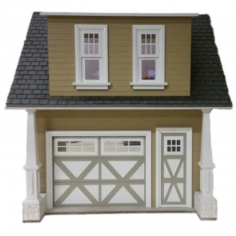 American Dolls House Clarkson Craftsman Garage 1:12 Laser Cut Flat Pack Kit