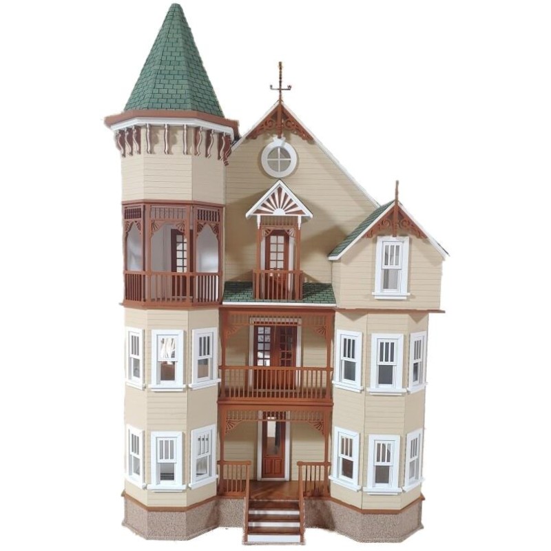 House On The Hill Victorian Dolls House 1:12 Scale Laser Cut Flat Pack Kit