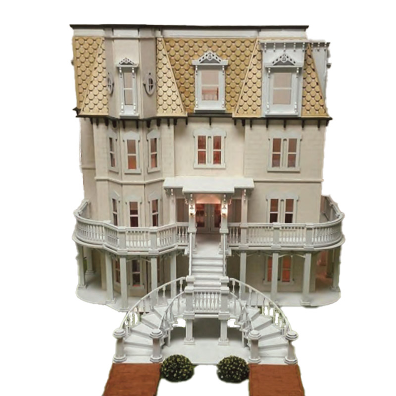 Dolls House Hegeler Carus Mansion 1:24 Scale Lazer Cut Flat Pack Kit