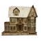 Stephanie Country Mansion Dolls House 1:24 Half Inch Lazer Cut Flat Pack Kit