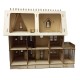 Stephanie Country Mansion Dolls House 1:24 Half Inch Lazer Cut Flat Pack Kit