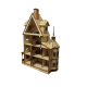 Ashley Gothic Dolls House 1:48 Quarter 1/4 Inch Scale Laser Cut Flat Pack Kit