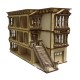 Lisa San Francisco Dolls House 1:48 Scale Lazer Cut Kit Flat Pack