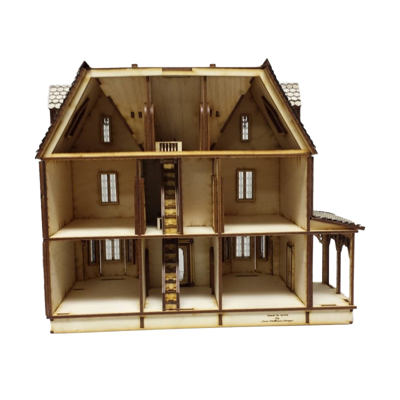 Kristiana Tudor Dolls House 1:48 Scale Lazer Cut Flat Pack Kit