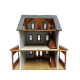 Southern Country Cottage Dolls House 1:48 Quarter Inch Laser Cut Flat Pack Kit