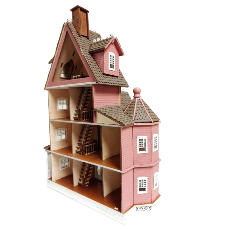 Ashley B Gothic Dolls House Milled Siding 1:48 1/4 inch Laser Cut Flat Pack Kit