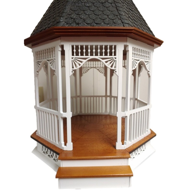 American Dolls House Large Victorian Gazebo 1:12 Scale Laser Cut Flat Pack Kit