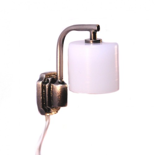 Melody Jane Dollhouse Wall Lamp - 1:12 Scale Cranberry Shade 12V Miniature Lighting