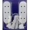 Dolls House 2 Triple 3 Socket Extension Leads Miniature Lighting Spare Accessory