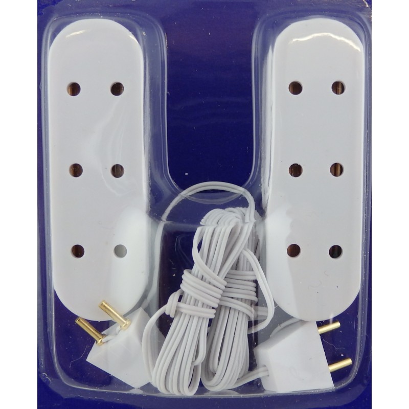 Dolls House 2 Triple 3 Socket Extension Leads Miniature Lighting Spare Accessory