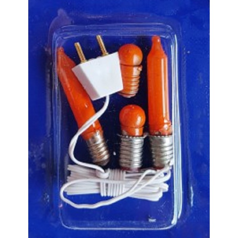 Dolls House 12V Flicker Flame Bulb Unit for Miniature Fires 