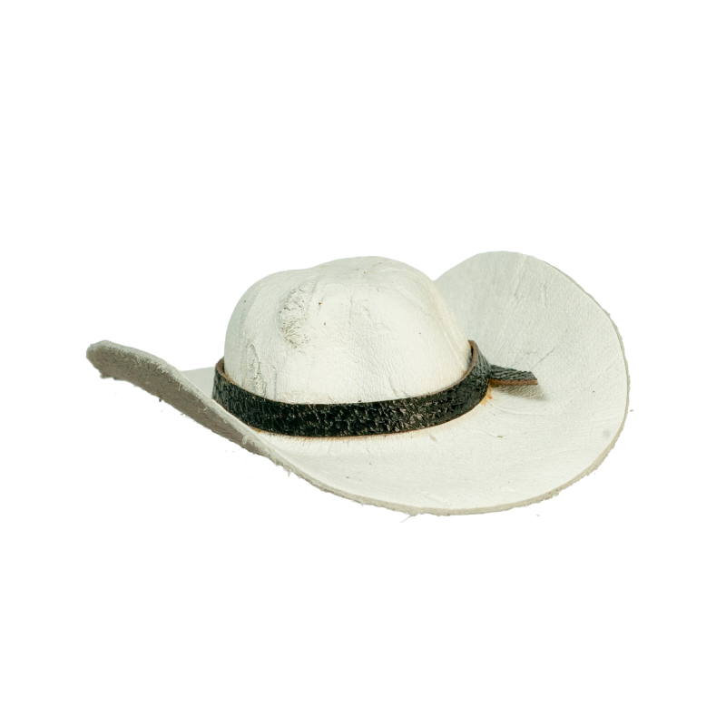 Dolls House White Cowboy Hat Stetson Miniature Hall Ranch Accessory 1:12 Scale