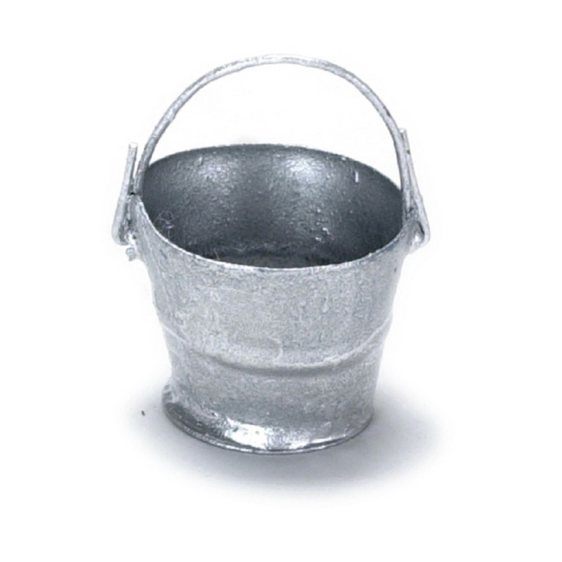 Dolls House Metal Tin Bucket Miniature Garden Kitchen Accessory Dolls House Metal Tin Bucket Miniature Garden Kitchen Accessory