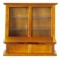 Dolls House Walnut Display Cabinet Case Miniature Shop Furniture Store Fitting