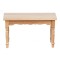 Dolls House Light Oak Rectangular Table Miniature Kitchen Dining Room Furniture 