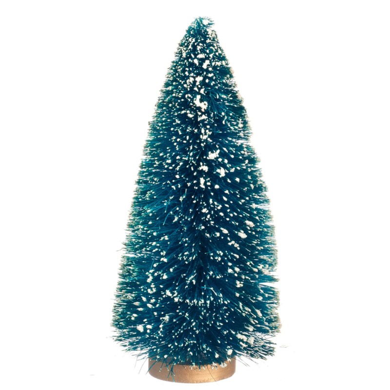 Dolls House Snowy Fir Tree 6 inch Hemp Miniature Garden Christmas Accessory