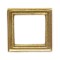 Dolls House Small Square Empty Gold Picture Painting Frame Miniature Accessory