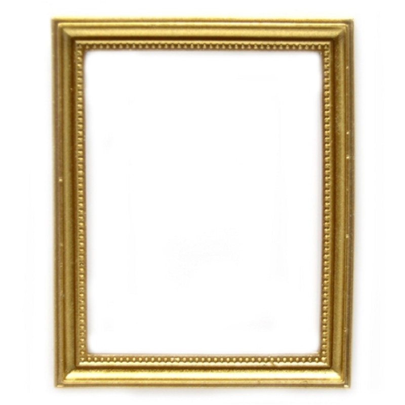 Dolls House Empty Gold Picture Painting Frame Miniature Accessory 1:12 Scale