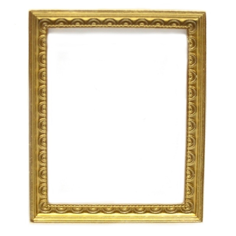 Dolls House Gold Decorative Empty Picture Painting Frame Miniature Accessory